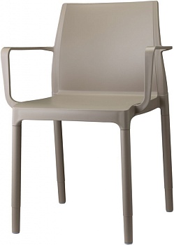 Кресло пластиковое Chloe Trend Mon Amour тортора