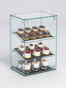 Витрина "СЛАДОСТЬ" №10 для выпечки настольная, Стекло