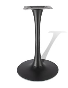 Подстолье для стола стальное круглое черное, для кафе, серия Tulip, модель 4018