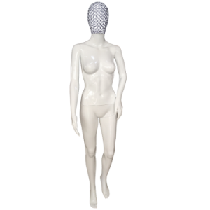 FA-3-metal head Манекен женский глянцевый 175/82/60/86