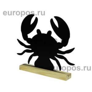 Меловая табличка «Краб» BB CRAB на подставке