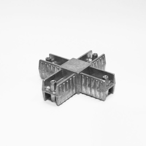 PR-RUS 5 \ Соединитель для труб primo rus 25х25 (4-х сторонний)