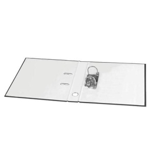 Папка-регистратор STAFF "Manager" с покрытием из ПВХ, 70 мм, без уголка, черная, 225187