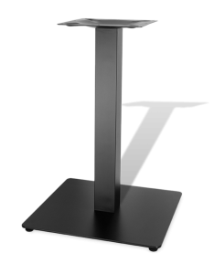 Подстолье усиленное, металлическое, черное, для больших квадратных столешниц, модель 4004