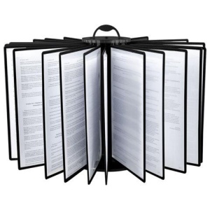 Демосистема настольная на 30 панелей, с 30 черными панелями А4, вращающаяся, STAFF, 238333 цена 6 416 ₽ Демосистема настольная на 30 панелей, с 30 черными панелями А4, вращающаяся, STAFF, 238333