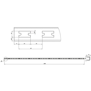 GL 1 (1,8) \ Стойка 23x30x23 L-2400