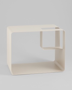 Журнальный столик Viwa металл светло-серый