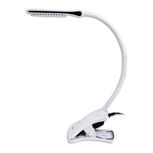 Настольная лампа / светильник SONNEN OU-138, на прищепке, светодиодная, 5 Вт, белый, 236668
