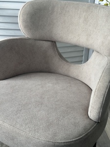 Стул VALTER AR627-11B Молочный, ткань / Черный каркас, ®DISAUR