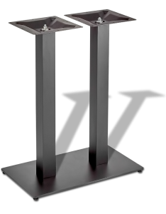 Подстолье усиленная модель двойное тяжелое из стали, черное, прямоугольное, артикул 4015 цена 9 900 ₽ Подстолье усиленная модель двойное тяжелое из стали, черное, прямоугольное, артикул 4015