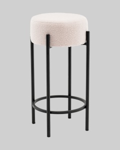 Стул барный Беккет букле бежевый