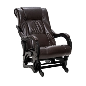 Кресло-маятник Модель 78 Венге, к/з Vegas Lite Amber цвет Венге