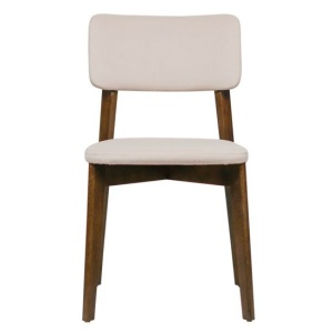 Стул Topas, велюр Velutto-04 светло-бежевый, старинный орех