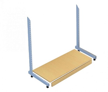 Подиум для Кс 301,302,303 (ТП 201) цвет Белый с черной кромкой