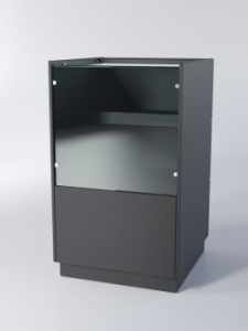 Прилавок "РОНА" №4-600мм, Черный