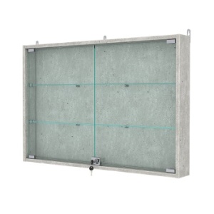 Витрина настенная №3-1АУ, Метрополитан Грей