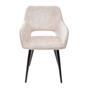 Стул Ally, античный светло-бежевый/ черный каркас