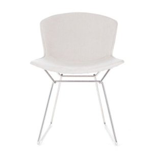 Стул Bertoia с серой обивкой