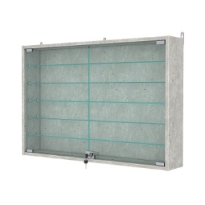 Витрина настенная №3-5А, Метрополитан Грей