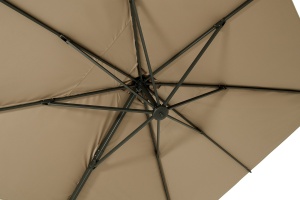 "Римини" зонт уличный 3х3м на боковой алюминиевой опоре