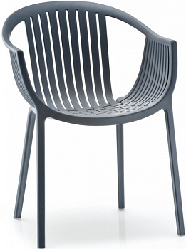 Кресло пластиковое Tatami серый