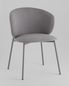 Стул Блейз велюр серый