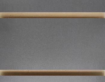 1224 Экономпанель МДФ 18 мм, шаг 100 мм, цвет: Антрацит