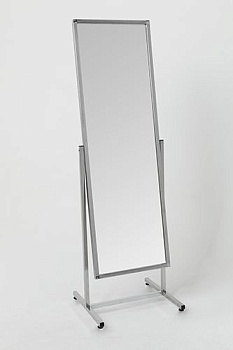AST-03* (2 эл. рама -нео  хром) Зеркало напольноех, 545Lx1735Hx500Dмм, полотно 1440х440мм