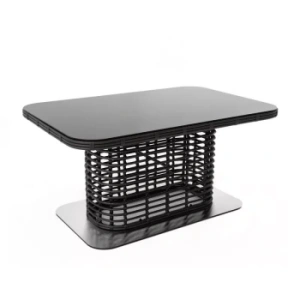 "Блисс" плетеный стол из искусственного ротанга 141х92х75см, цвет бронзовыйцвет бронзовый