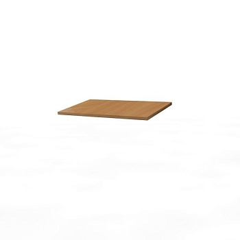 Пт-60*20 Дополнительная полка для стеллажа шириной 60 см и глубиной 20 см цвет Белый с черной кромкой