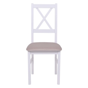 Стул NILO 10, серая ткань 26B/белый