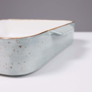 Форма для запекания квадратная VITAL, фарфор, голубой, 23*20,3*5см