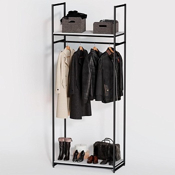 Стеллаж для одежды A2290-02-ЧБ 220х90х45