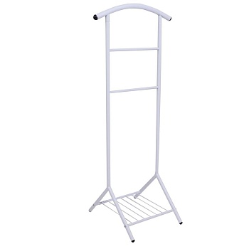 Вешалка напольная костюмная Luka, белый, металл