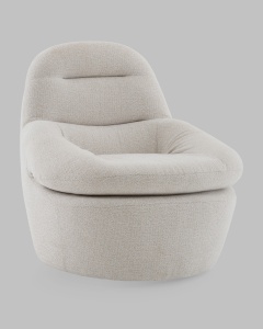 Кресло лаунж Fir светло-серый