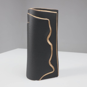 Ваза керамическая NICO, черный, 14.5*9.5*28см