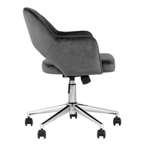 Кресло офисное Кларк велюр серый