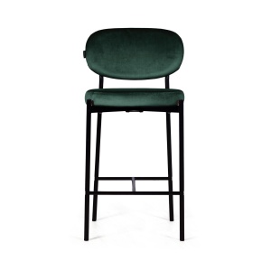 Стул полубарный Mason, бархат зеленый 19