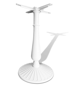 Подстолье чугунное для бара 72 см, круглое, белое, серия Liberty, артикул 3100W