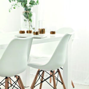 Стул Kord, белый, пластик