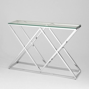 Консольный столик Инсигния 120 x 40 серебро