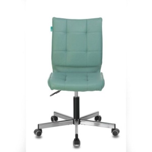 Кресло CH-330M без подлокотников, экокожа серо-голубой