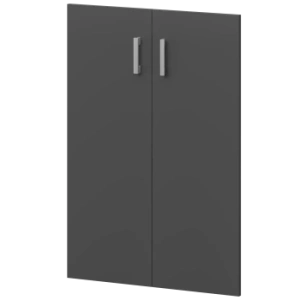 Двери для широких стеллажей Арго А-604.Ф Антрацит
