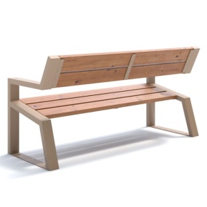 Скамья парковая «Mountain» 1600 латте