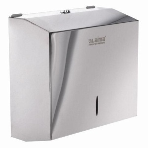 Диспенсер для полотенец LAIMA PROFESSIONAL INOX, (H3), V(ZZ), нержавеющая сталь, зеркальный, 605697