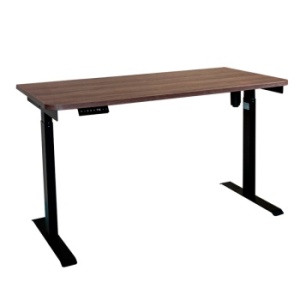 Стол с регулировкой высоты электрический LuxAlto LA-T33-E6 черный/дуб коричневый ЛДСП 120*60*2.5