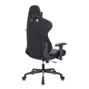 Кресло игровое 771N/GREY-BL две подушки, экокожа