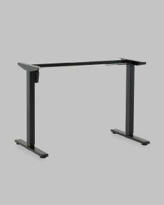Подстолье для стола с электроприводом и регулировкой высоты, 1 мотор, память 3 уровня высоты, черный