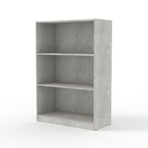 Стеллаж №1300-400мм, Метрополитан Грей