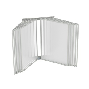 Перекидная система POSTERLINE WALL-10 с серыми рамками А3